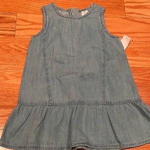 Gap Kids Denim Jean Drop-waist Dress Sz 2T